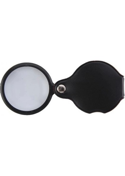 5X50MMMINI Büyüteç,cepte Taşınan,optik Lens Katlanabilir Deri KAPLAMAXX1051