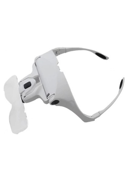 5 Lens 1.0x3.5x, 2led Işıklı ile Ayarlanabilir Gözlük BÜYÜTEÇ9892B2