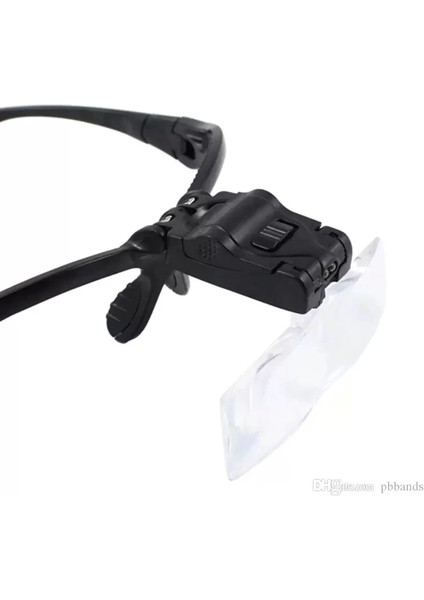 Işıklı Gözlük Büyüteç 5 Farklı Lens 9892B