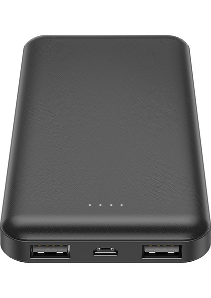 Hızlı Şarj Destekli 10000 Mah Powerbank Akıllı Koruma, Micro ve Çift Usb, LED Durum Göstergesi Siyah fiyatları