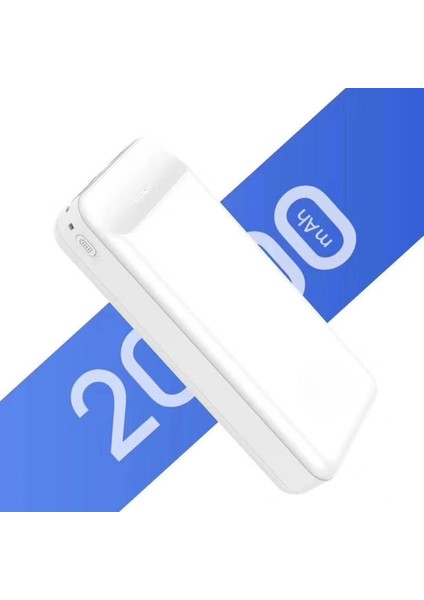 Hızlı Şarj ve LED Göstergeli 20000 Mah Powerbank Yüksek Kaliteli Güvenli Li-Polimer Batarya