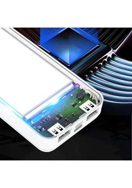 Hızlı Şarj ve LED Göstergeli 20000 Mah Powerbank Yüksek Kaliteli Güvenli Li-Polimer Batarya