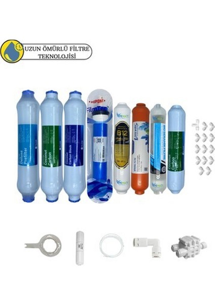 Fluxtek Kapalı Kasa Su Arıtma Uluslar Arası Sertifikalı 8li Pera Water Mineral Filmtec Dupon Mebran