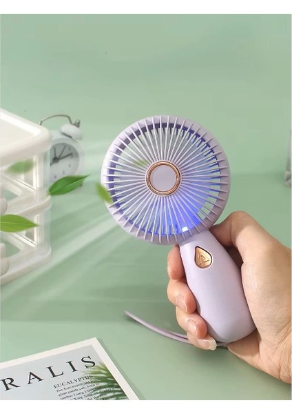 Minimalist Tasarım Şarjlı El Fanı