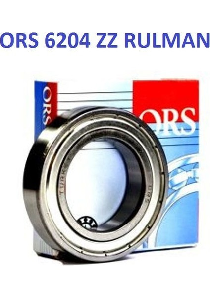 6204 Ors C3 Zz Rulman , Motor Rulmanı , 6204 Zz Çift Kapaklı