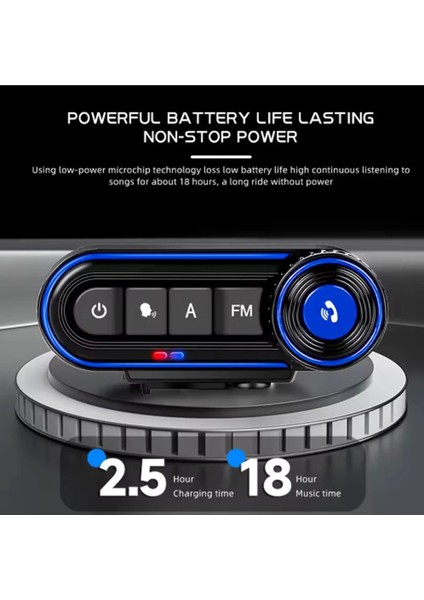 BT36 Kask Kulaklık Bluetooth Motosiklet Kulaklık Intercom 5.3