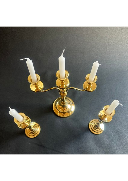 Pirinç Şamdan Seti , Dekoratif Pirinç Mumluk indirimleri