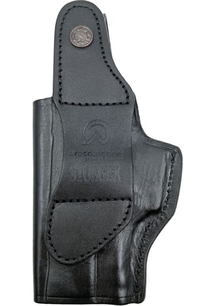 Stoeger Cougar 8000 Için Uyumlu Kemer Içi Mandallı Siyah Deri Silah Kılıfı
