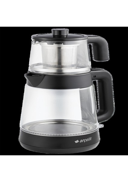 cm 6964 Bio 2 L 1900 W Cam Siyah Çay Makinesi