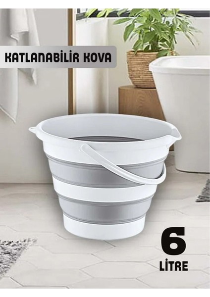 Pratik Katlanabilir Kova Akordiyon Kova 6,5lt modelleri