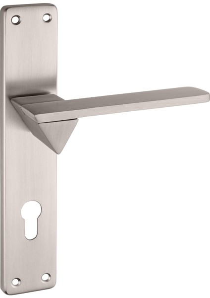 Laura Arma Aynalı Alüminyum Kapı Kolu (Oda/yale/wc) Saten