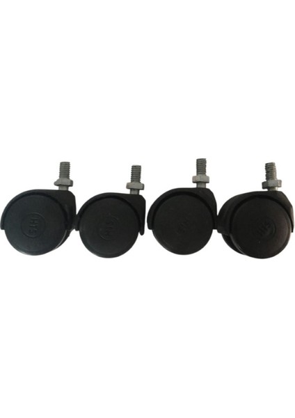 4 Adet Metrik Sekiz Civatalı Mobilya Tekerleği