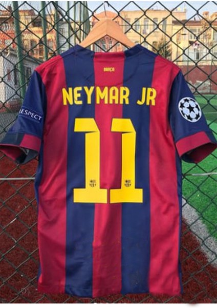 Dayıbalı Neymar 2014/15 Bordo Mavi Kısa Kol Sampiyonlar Ligi Nostalji Forması