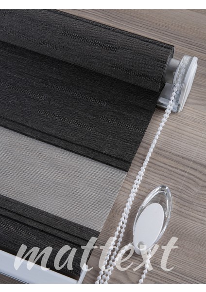 Antrasit Merian Zebra Perde YKZ6900