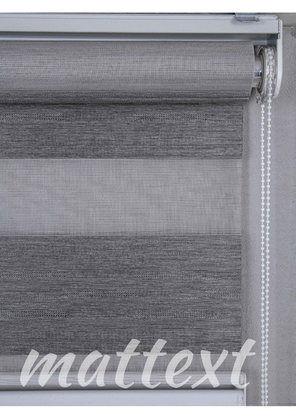 Gri Merian Zebra Perde YKZ6900