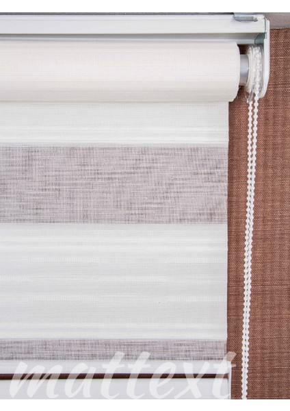 Beyaz Merian Zebra Perde YKZ6900