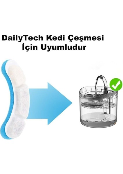 4 Adet Pet Kedi Su Pınarı Çeşmesi Şelalesi Için Yedek Filtre indirimleri