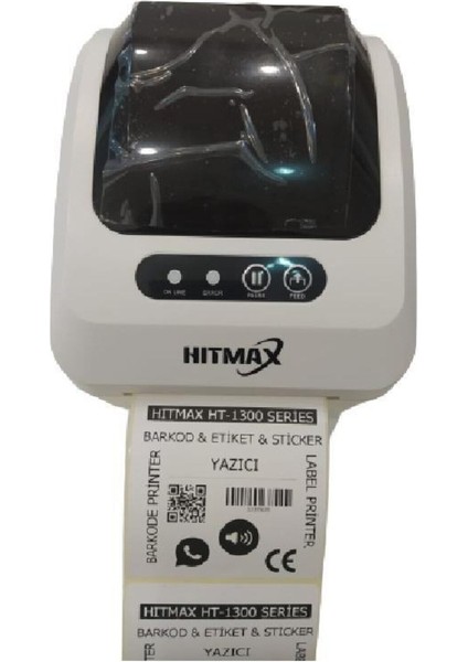 HT-1300 Barkod Yazıcı & Etiket Yazıcı , Maksimum Etiket Genişliği 80MM'DIR