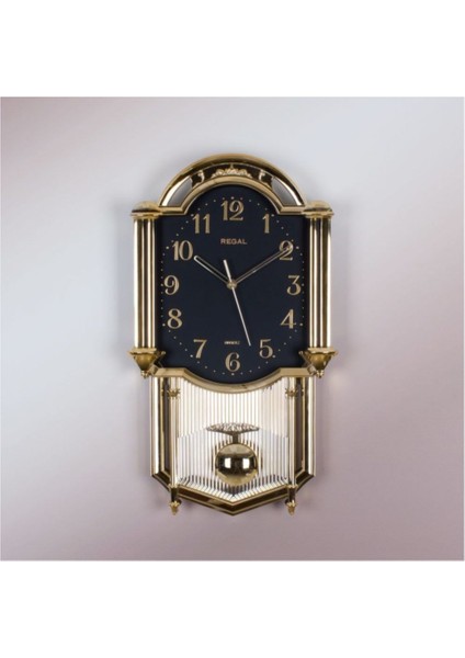 Şık Sarkaclı Müzikli Büyük Salon Duvar Saati, Zarif ve Şık Tasarım