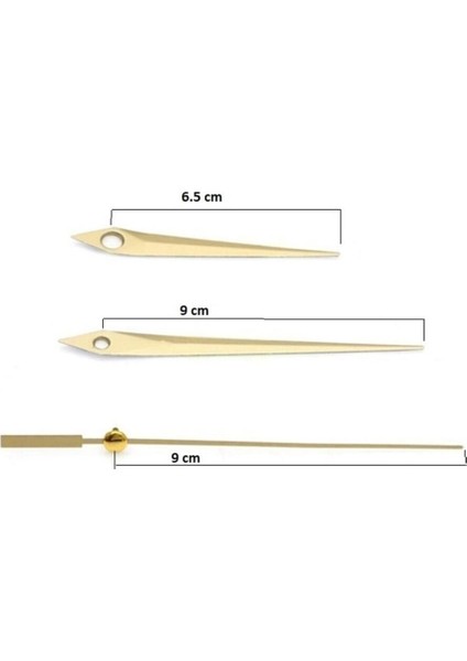 Sessiz Duvar Saati Mekanizması, 16 mm Şaft, Askısız, Beyaz Renkli, Şık Tasarım fırsatları