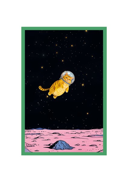 Sevimli Kedi Tasarımlı Hediye Kartları & Karpostallar | 10X15 cm