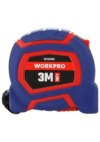WP261008 3MX16MM/10FT. Naylon Kaplama Sarı Çelik Şerit Metre