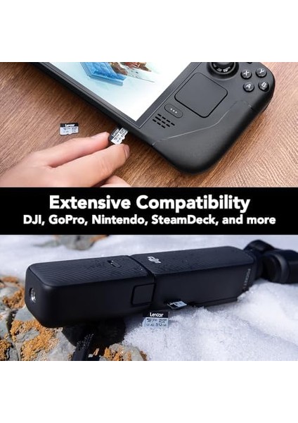 512 GB Profesyonel Silver Plus Microsdxc Hafıza Kartı W/sd Adaptör, Uhs-I, C10, U3, V30, Full-Hd ve 4K Video, 205/150 Mb/s'ye Kadar Okuma/yazma, Videografçılar, Oyuncular (LMSSIPL512G-BNANU)