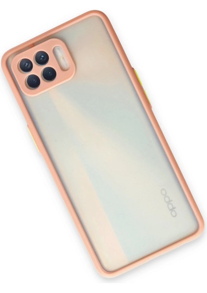 Reno 4 Lite Kılıf Montreal Silikon Kapak - Pembe Drstr fiyatları