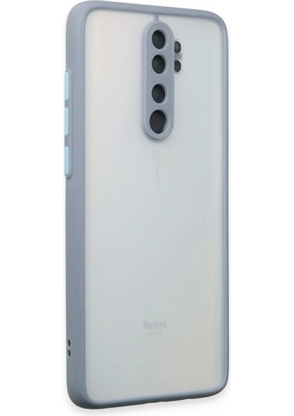 Xiaomi Redmi Note 8 Pro Kılıf Montreal Silikon Kapak - Gri Drstr