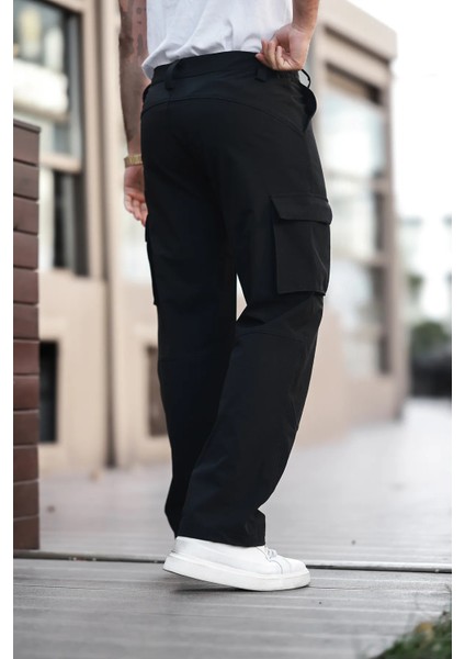 Erkek Kargo Cepli Dikiş Detaylı Kahve Taktik Paraşüt Pantolon fırsatları