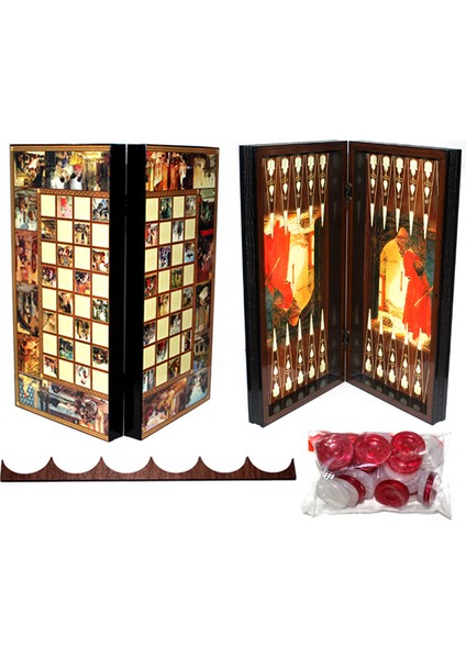 Özel Tasarlanmış Kaplumbağa Terbiyecisi Tavla