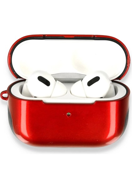 Airpods Pro (1.nesil) 3in1 Kılıf - Kırmızı Drstr