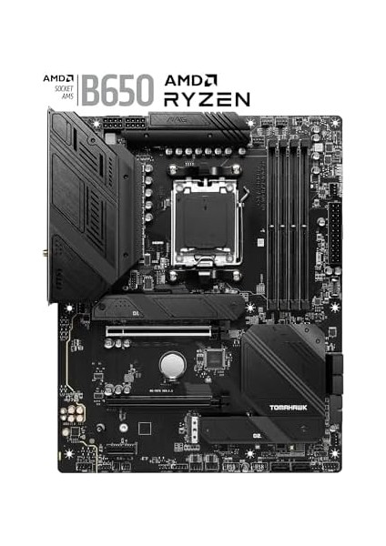 Mag B650 Tomahawk Wıfı Am5 Ddr5 6600MHZ(OC) HDMI Dp M.2 Usb3.2 2.5g Lan Wıfı 6e Atx Anakart