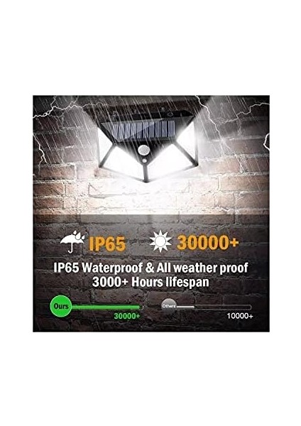 4 Adet Solar Güneş Enerjili Hareket Sensörlü 4 Taraflı Bahçe Garaj Ev Aydınlatma Lambası fiyatları