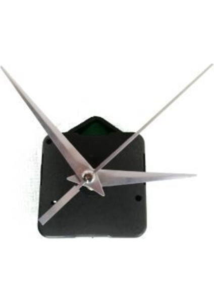 Sessiz Duvar Saati Mekanizması, 18 mm Beyaz Askılı Tasarım