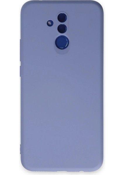 Huawei Mate 20 Lite Kılıf Nano Içi Kadife Silikon - Lila Drstr
