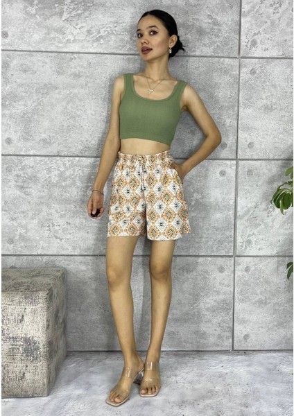 Geometrik Desenli Şort fiyatları