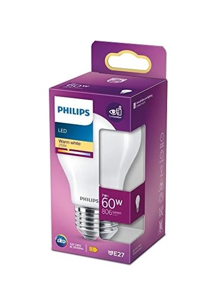 LED Classic 60W A60 E27 Ww Fr Nd Rfsrt4