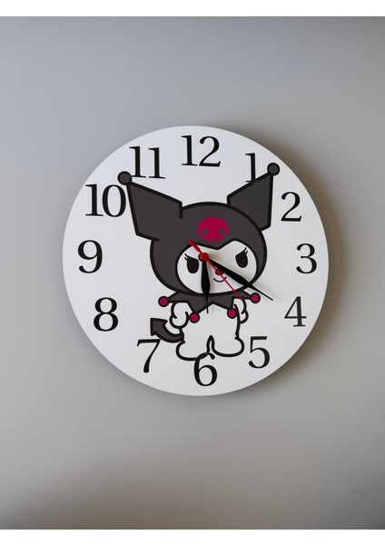 Renkli Ahşap Çocuk Odası Duvar Saati 30X30, Eğlenceli ve Şık Tasarım fiyatları