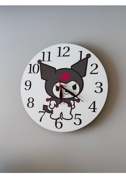 Renkli Ahşap Çocuk Odası Duvar Saati 30X30, Eğlenceli ve Şık Tasarım modelleri