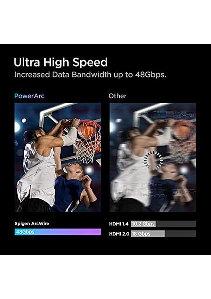 Arcwire HDMI 2.1 8k Görüntü Aktarım Kablosu (2 Metre) (8K/60Hz 4K/120Hz) Durabend Dynamic Hdr Görüntü ve Earc Yüksek Ses Kalitesi Destekli PB2001 - ACA02336 fiyatları