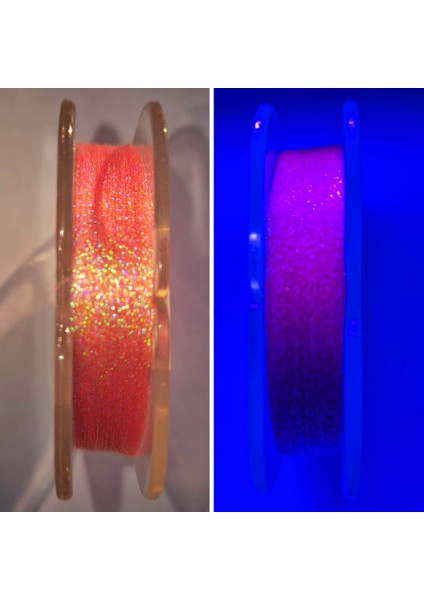 Ultraviyole Uv Neon Kırmızı Kristal Damla Çapari Simi Makarada