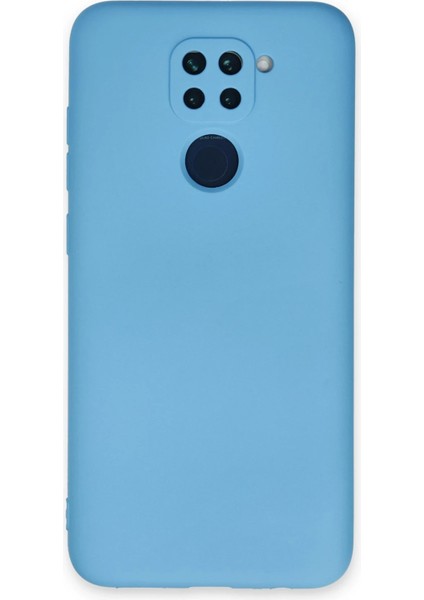 Xiaomi Redmi Note 9 Kılıf Nano Içi Kadife Silikon - Mavi Drstr