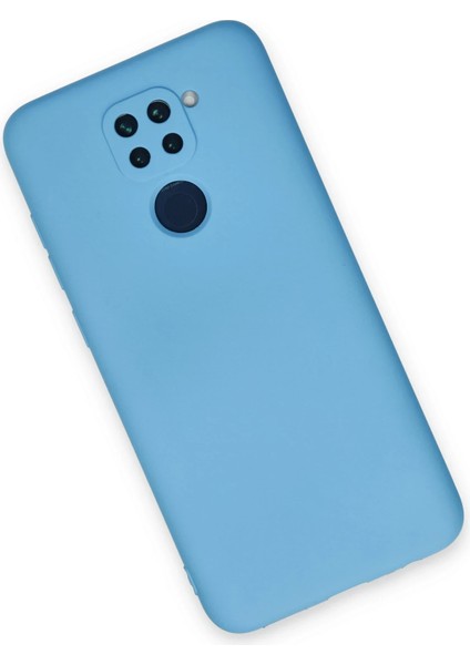Xiaomi Redmi Note 9 Kılıf Nano Içi Kadife Silikon - Mavi Drstr