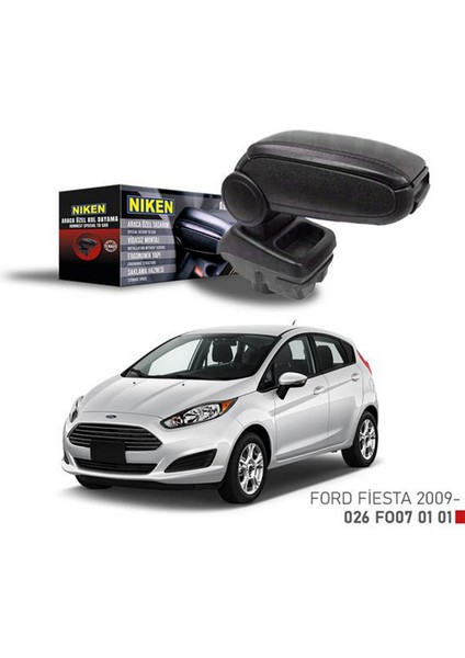 Araca Özel Kol Dayama Siyah Ford Fiesta 09 Ynsmr