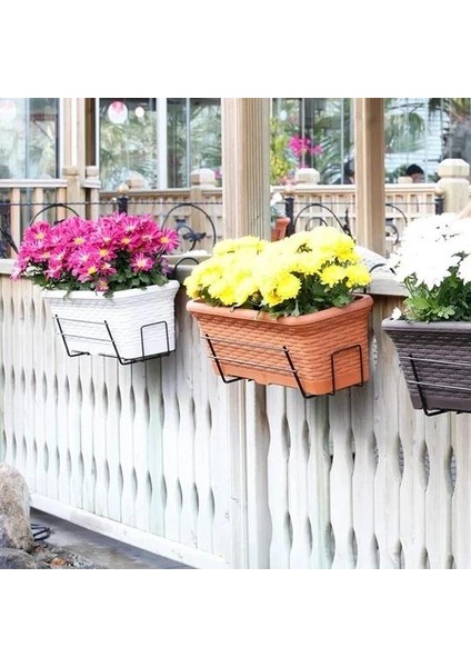 SO-HB01A Askılı Hasır Desen Balkon Saksı 6.5 Litre No 1 fırsatları