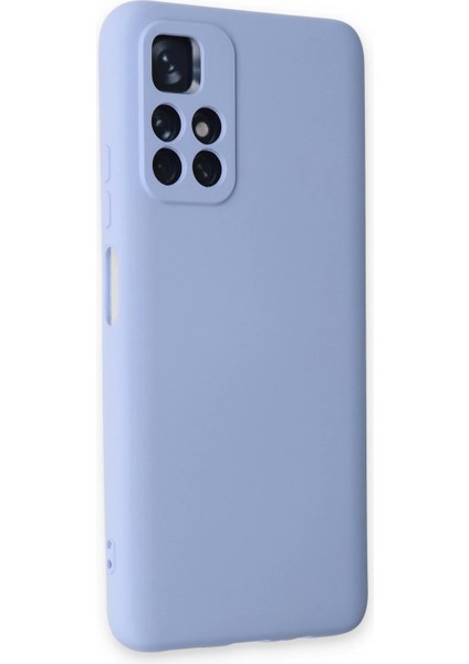 Xiaomi Redmi Note 11T Kılıf Nano Içi Kadife Silikon - Lila Drstr
