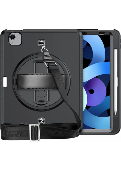 Ipad Pro 11 (2020) Kılıf Strap-C Otterbox Tablet Kapak - Siyah Inslm