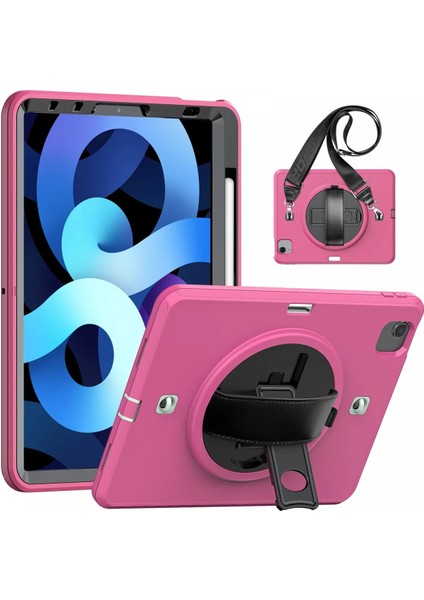 Ipad Pro 11 (2020) Kılıf Strap-C Otterbox Tablet Kapak - Pembe Inslm