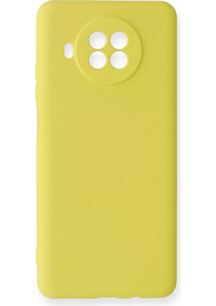Xiaomi Mi 10T Lite Kılıf Nano Içi Kadife Silikon - Sarı Drstr